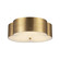 Adella Three Light Flush Mount in Brushed Gold (452|FM566314BG)