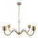 Effie Four Light Chandelier in Brushed Gold/Opal Glass (452|CH558439BGOP)