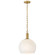 Rivi LED Pendant in Lacquered Brass (531|84287LCB)