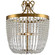 Darcia Three Light Chandelier in Brass (374|H7201-3)