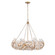 Ludovica 12 Light Chandelier in Sunwashed Goldleaf (374|H24108-12)