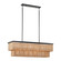 Whitsunday Eight Light Chandelier in Matte Black (374|H22117L-8)