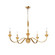 Sabine Five Light Chandelier in Antique Champagne Gold (374|H20105M-5GD)