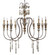 Carlotta Eight Light Chandelier in Château Ember Patina (374|CHAN8036-8) Carlotta Eight Light Chandelier in Château Ember Patina (374|CHAN8036-8)
