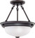 Close to Ceiling Mahogany Bronze Two Light Semi Flush Mount in Mahogany Bronze (72|60-3148)