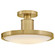Kieran LED Semi-Flush Mount in Lacquered Brass (13|47593LCB)