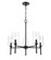 Chastine Five Light Chandelier in Matte Black (59|9915-MB)