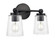 Lauryn Two Light Vanity in Matte Black (59|22002-MB)