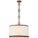 Cody Three Light Pendant in Natural Brass with Saddle Leather (368|RL 5533NB/SDL-L/SDL)