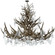 Straton 18 Light Chandelier in Natural Bone (368|RL 5530BN-CG)