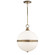 Hendricks Four Light Pendant in Natural Brass (368|RL 5402NB-WG)