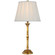 Doris LED Table Lamp in Natural Brass (368|RL 3127NB-SBP)