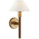 Radford One Light Wall Sconce in Natural Brass and Natural Rift Oak (368|RL 2570NB/NRO-L)