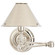 Anette One Light Swing Arm Wall Lamp in Polished Nickel (368|RL 2260PN)