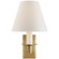 Evans One Light Wall Sconce in Natural Brass (368|RL 2004NB-P)