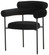 Portia Dining Chair in Black (325|HGSN149)