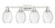 Arcadia Four Light Bath Vanity in Brushed Satin Nickel (405|716-4W-SN-G459-6CL)