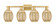 Arcadia Four Light Bath Vanity in Brushed Brass (405|716-4W-BB-G459-6ME)