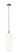 Arcadia One Light Pendant in Polished Nickel (405|716-1S-PN-G456-8WH)