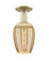 Arcadia One Light Semi-Flush Mount in Antique Brass (405|716-1C-AB-G457-6ME)