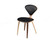 Satine Dining Chair in Black (325|HGEM783)