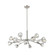 Downtown Urban LED Chandelier in Polished Nickel (405|465-14CR-PN-G465-CL)