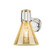 Downtown Urban One Light Wall Sconce in Polished Nickel (405|464-1W-PN-G464C-7ME)