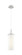 Downtown Urban One Light Pendant in Satin Nickel (405|463-1P-SN-G463-12WH)