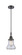 Caden One Light Pendant in Matte Black (405|447-1P-BK-G192)