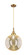 Caden One Light Mini Pendant in Brushed Brass (405|447-1P-BB-G208-12)