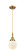 Caden One Light Mini Pendant in Brushed Brass (405|447-1P-BB-G201-6)