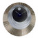 Round n' Round Clock in Brushed Aluminum (199|IFC3200B)