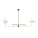 Elise Two Light Chandelier in Antique Gold (374|H25111-2)