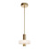 Sydney LED Pendant in Light Antique Brass (162|SYDP10LAJUDLB)