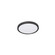 Edge Round LED Flush Mount in Black (162|EGRF12LAJD5BK)