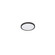Edge Round LED Flush Mount in Black (162|EGRF08LAJD5BK)