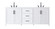 Alina Bathroom Vanity in White (173|VF29584DWH)