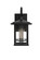 Harley One Light Outdoor Wall Sconce in Black and Clear (173|OD613W12BK)
