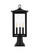 Carlisle Three Light Outdoor Post Mount in Black (173|OD325P22BK)