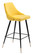 Piccolo Bar Chair in Yellow, Black, Gold (339|101099)