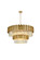 Willow 16 Light Chandelier in Satin Gold and Clear (173|3400G40SG)