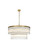 Harlow 14 Light Chandelier in Satin Gold and Clear (173|1070D32SG)