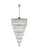 Josephine 41 Light Chandelier in Chrome and Clear (173|1060SR32C)