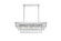 Josephine 12 Light Chandelier in Chrome and Clear (173|1060G36C)