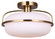 Eve One Light Semi Flush Mount in Brushed Gold (387|ISF2190B01GD)
