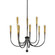 Adley Nine Light Chandelier in Gradient Brass (70|CB3849-GB)