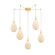 Ironwood Five Light Chandelier in Aged Brass (70|3905-AGB)