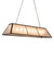 Tri-Panel Nine Light Pendant in Bronze (57|282632)