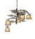 Pine Branch Five Light Chandelier in Craftsman Brown (57|279812)