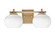 Franklin Two Light Bath Bar in New Age Brass (200|1212-NAB-212)
